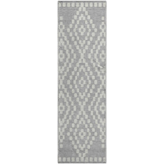 Piper Looms Mayfield Diamonds AMF891 Silver Machine Washable Area Rug Runner Main Image