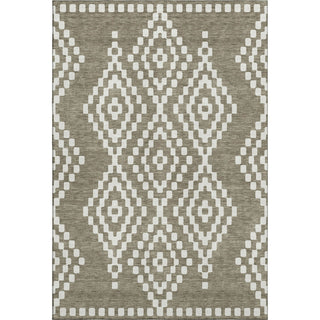 Piper Looms Mayfield Diamonds AMF891 Taupe Machine Washable Area Rug main image