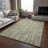 Piper Looms Mayfield Stripes AMF892 Aloe Machine Washable Area Rug Lifestyle Image Feature