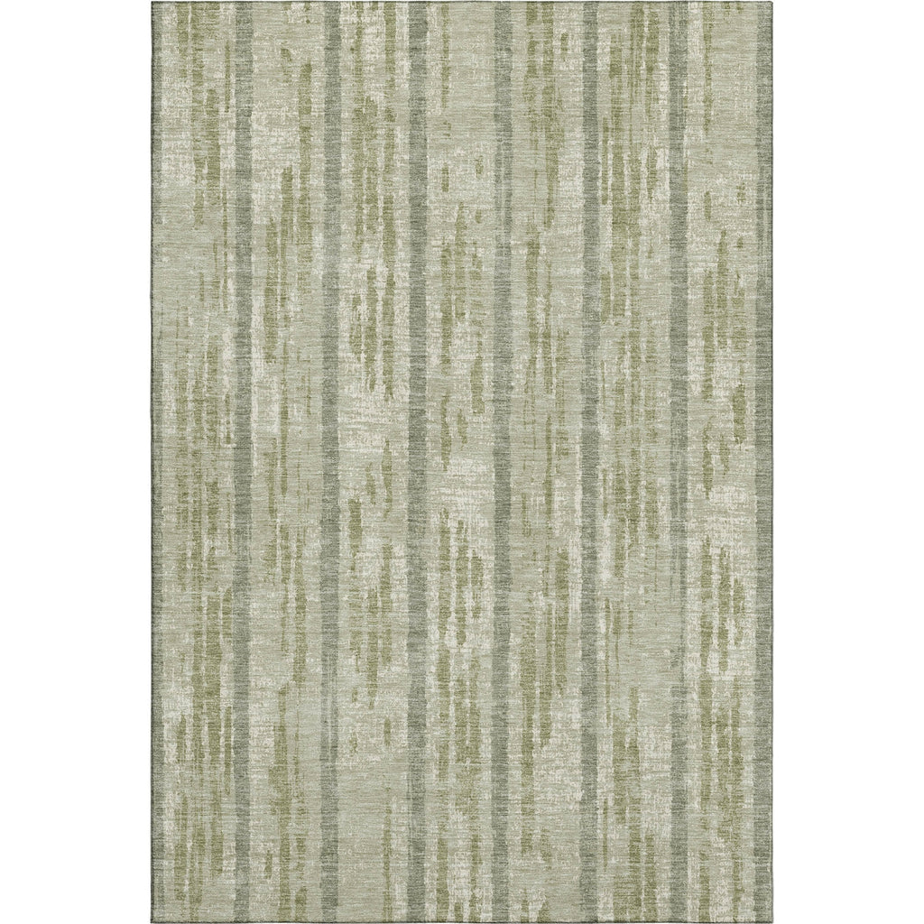 Piper Looms Mayfield Stripes AMF892 Aloe Machine Washable Area Rug main image