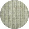 Piper Looms Mayfield Stripes AMF892 Aloe Machine Washable Area Rug Round Main Image