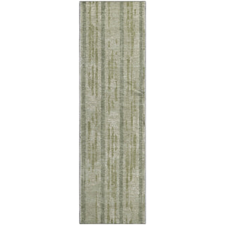 Piper Looms Mayfield Stripes AMF892 Aloe Machine Washable Area Rug Runner Main Image