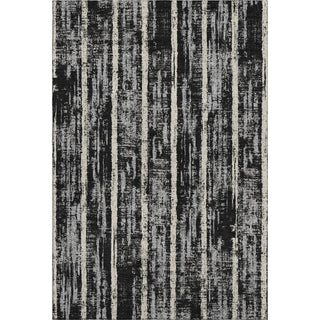 Piper Looms Mayfield Stripes AMF892 Black Machine Washable Area Rug main image