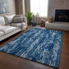 Piper Looms Mayfield Stripes AMF892 Blue Machine Washable Area Rug Lifestyle Image Feature
