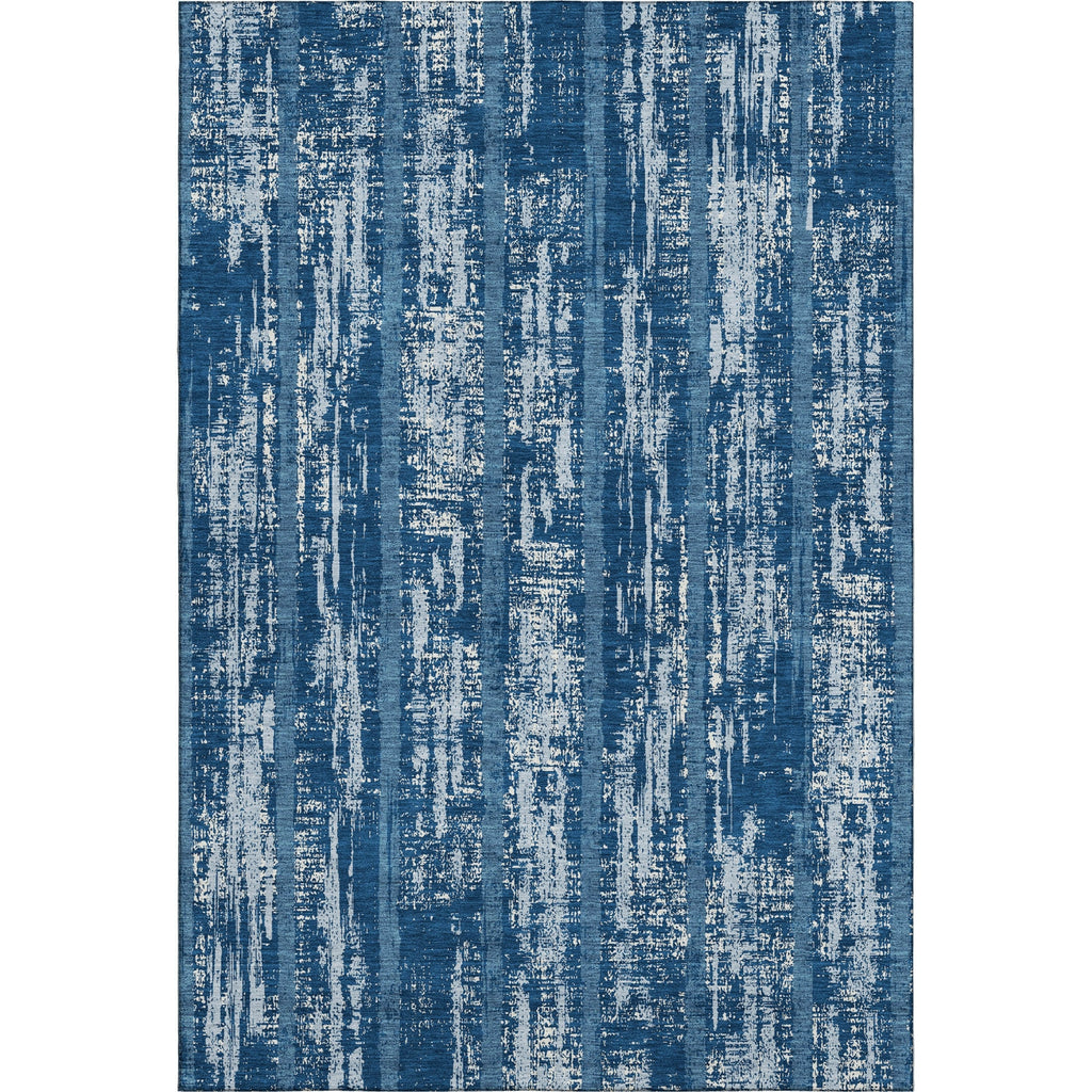 Piper Looms Mayfield Stripes AMF892 Blue Machine Washable Area Rug main image