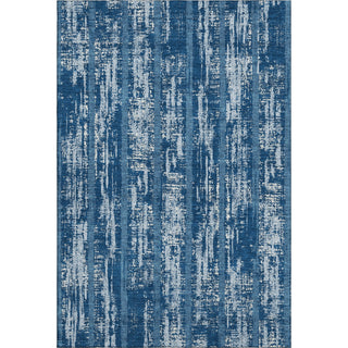 Piper Looms Mayfield Stripes AMF892 Blue Machine Washable Area Rug main image