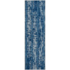 Piper Looms Mayfield Stripes AMF892 Blue Machine Washable Area Rug Runner Main Image