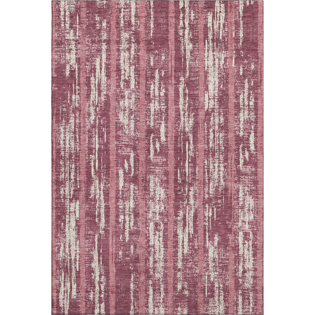 Piper Looms Mayfield Stripes AMF892 Blush Machine Washable Area Rug main image