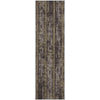 Piper Looms Mayfield Stripes AMF892 Chocolate Machine Washable Area Rug Runner Main Image