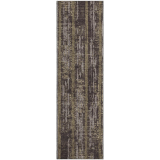 Piper Looms Mayfield Stripes AMF892 Chocolate Machine Washable Area Rug Runner Main Image
