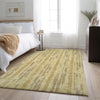 Piper Looms Mayfield Stripes AMF892 Gold Machine Washable Area Rug Lifestyle Image Feature