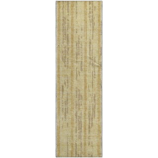 Piper Looms Mayfield Stripes AMF892 Gold Machine Washable Area Rug Runner Main Image