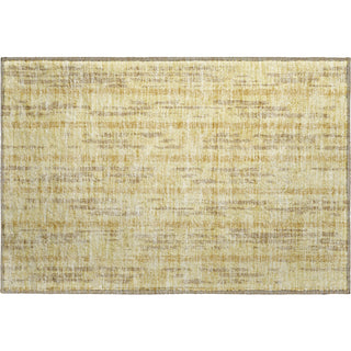 Piper Looms Mayfield Stripes AMF892 Gold Machine Washable Area Rug Scatter Main Image