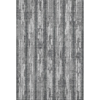 Piper Looms Mayfield Stripes AMF892 Gray Machine Washable Area Rug main image