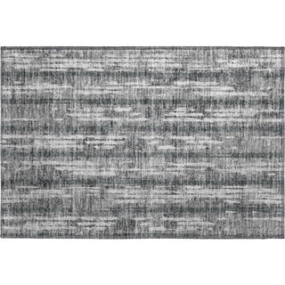 Piper Looms Mayfield Stripes AMF892 Gray Machine Washable Area Rug Scatter Main Image