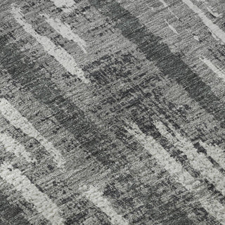 Piper Looms Mayfield Stripes AMF892 Gray Machine Washable Area Rug Swatch Image