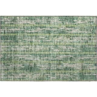 Piper Looms Mayfield Stripes AMF892 Green Machine Washable Area Rug Scatter Main Image