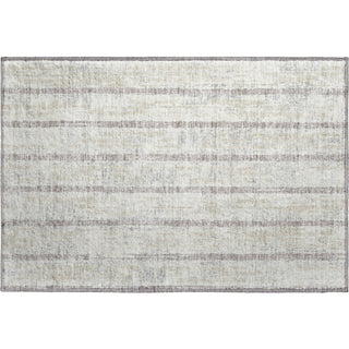 Piper Looms Mayfield Stripes AMF892 Ivory Machine Washable Area Rug Scatter Main Image