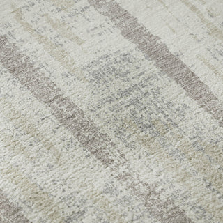 Piper Looms Mayfield Stripes AMF892 Ivory Machine Washable Area Rug Swatch Image