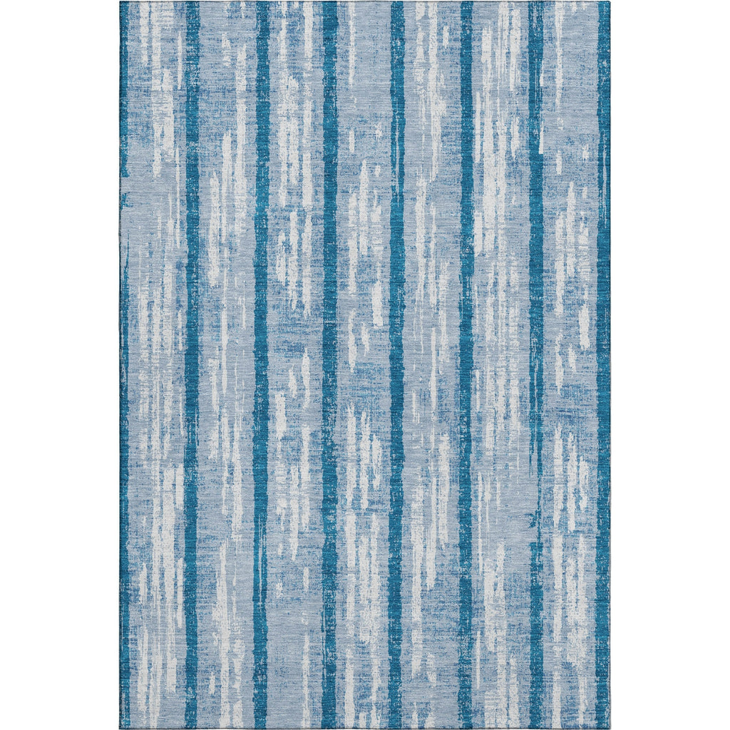 Piper Looms Mayfield Stripes AMF892 Navy Machine Washable Area Rug main image