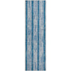 Piper Looms Mayfield Stripes AMF892 Navy Machine Washable Area Rug Runner Main Image