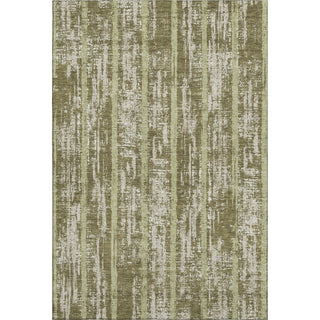 Piper Looms Mayfield Stripes AMF892 Olive Machine Washable Area Rug main image