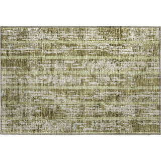 Piper Looms Mayfield Stripes AMF892 Olive Machine Washable Area Rug Scatter Main Image