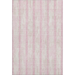 Piper Looms Mayfield Stripes AMF892 Pink Machine Washable Area Rug main image