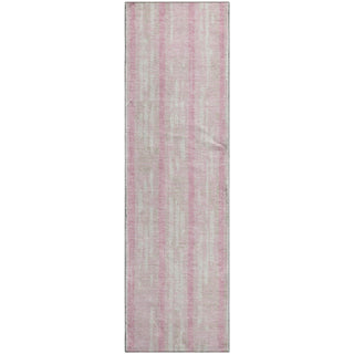 Piper Looms Mayfield Stripes AMF892 Pink Machine Washable Area Rug Runner Main Image