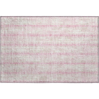 Piper Looms Mayfield Stripes AMF892 Pink Machine Washable Area Rug Scatter Main Image