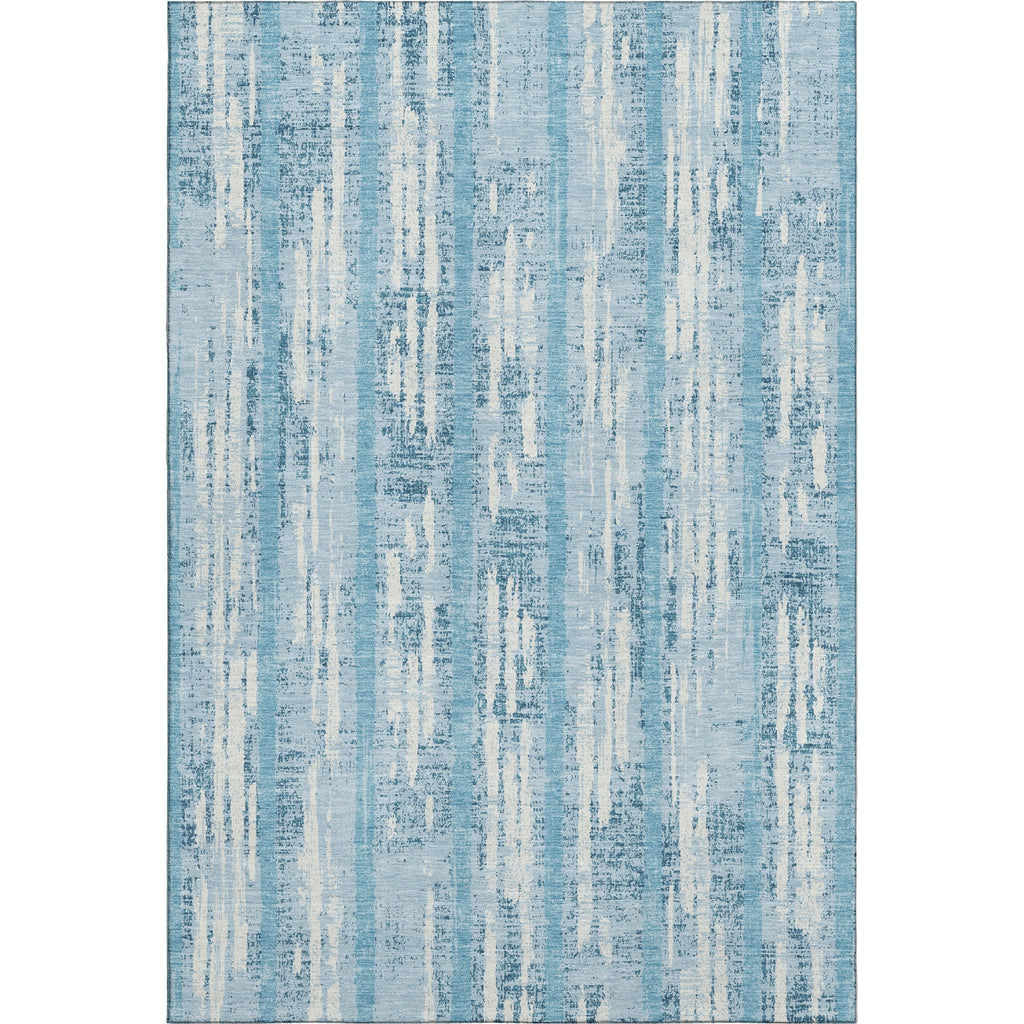 Piper Looms Mayfield Stripes AMF892 Sky Machine Washable Area Rug main image