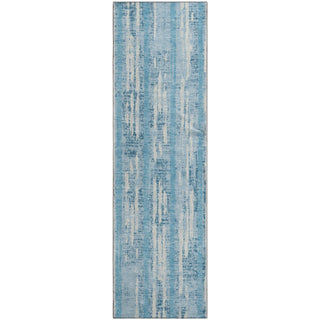 Piper Looms Mayfield Stripes AMF892 Sky Machine Washable Area Rug Runner Main Image
