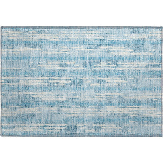 Piper Looms Mayfield Stripes AMF892 Sky Machine Washable Area Rug Scatter Main Image