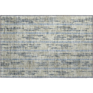 Piper Looms Mayfield Stripes AMF892 Taupe Machine Washable Area Rug Scatter Main Image