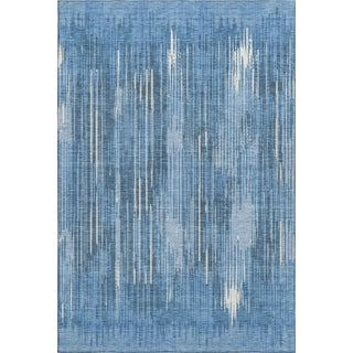 Piper Looms Mayfield Stripes AMF893 Blue Machine Washable Area Rug main image