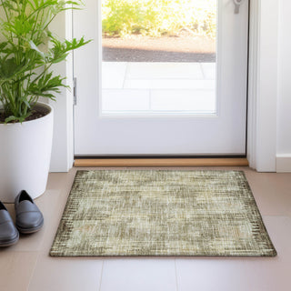 Piper Looms Mayfield Stripes AMF893 Brown Machine Washable Area Rug Scatter Lifestyle Image Feature
