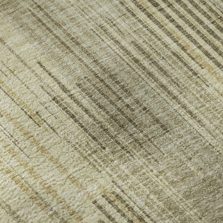 Piper Looms Mayfield Stripes AMF893 Brown Machine Washable Area Rug Swatch Image