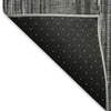 Piper Looms Mayfield Stripes AMF893 Charcoal Machine Washable Area Rug Backing Image