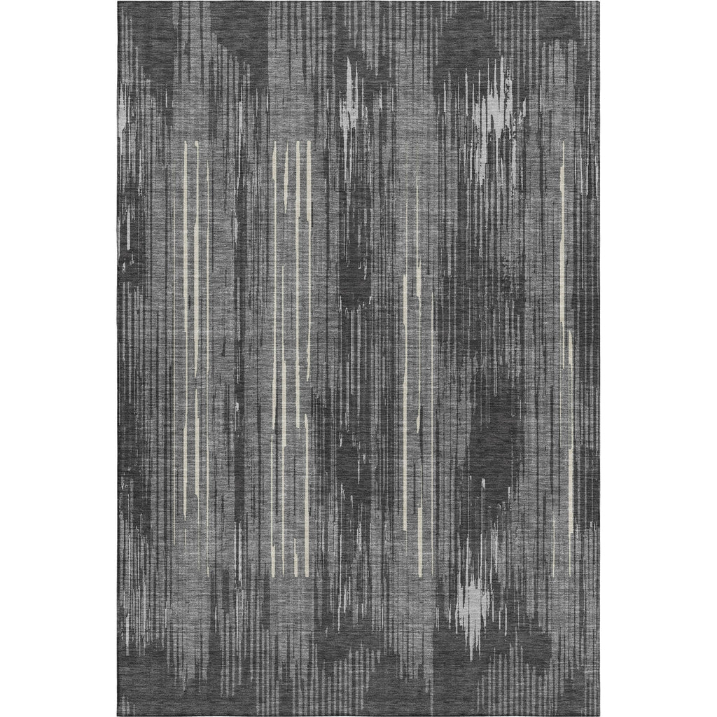 Piper Looms Mayfield Stripes AMF893 Charcoal Machine Washable Area Rug main image