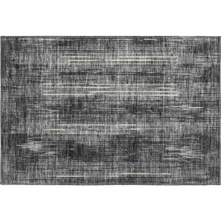 Piper Looms Mayfield Stripes AMF893 Charcoal Machine Washable Area Rug Scatter Main Image