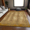 Piper Looms Mayfield Stripes AMF893 Copper Machine Washable Area Rug Lifestyle Image Feature