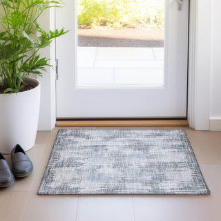 Piper Looms Mayfield Stripes AMF893 Gray Machine Washable Area Rug Scatter Lifestyle Image Feature