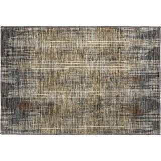 Piper Looms Mayfield Stripes AMF893 Taupe Machine Washable Area Rug Scatter Main Image