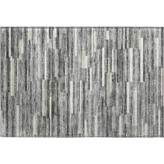 Piper Looms Mayfield Stripes AMF894 Gray Machine Washable Area Rug Scatter Main Image