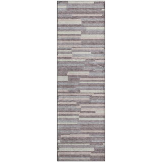 Piper Looms Mayfield Stripes AMF894 Lavender Machine Washable Area Rug Runner Main Image