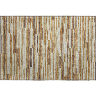 Piper Looms Mayfield Stripes AMF894 Paprika Machine Washable Area Rug Scatter Main Image