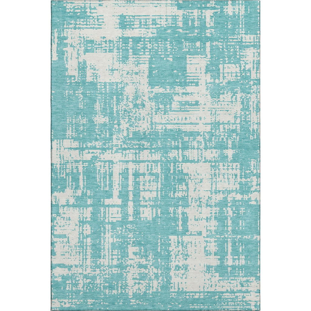 Piper Looms Mayfield Modern AMF895 Aqua Machine Washable Area Rug main image