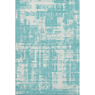 Piper Looms Mayfield Modern AMF895 Aqua Machine Washable Area Rug main image