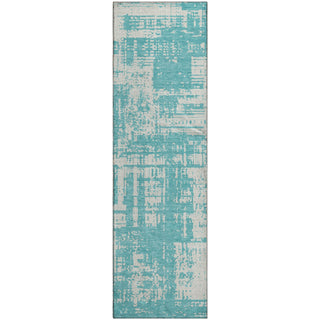 Piper Looms Mayfield Modern AMF895 Aqua Machine Washable Area Rug Runner Main Image