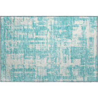 Piper Looms Mayfield Modern AMF895 Aqua Machine Washable Area Rug Scatter Main Image